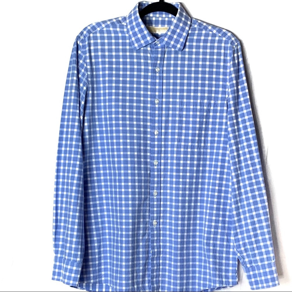 Michael Kors Check Button Down Shirt Unisex